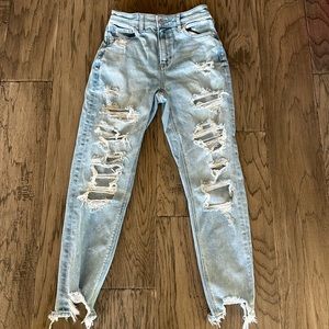 American Eagle destructed jeans